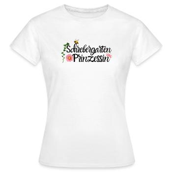 Schrebergarten Kleingarten Prinzessin - Frauen T-Shirt - Weiß - Vorne - AI Model Female 172 dark (172cm)