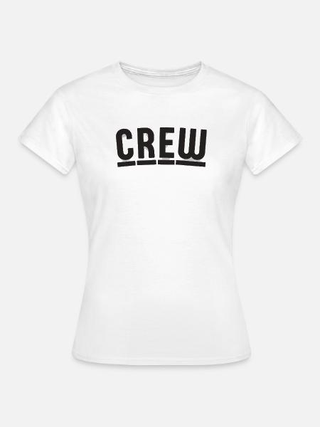 Crew-Design mit Berliner Charme - Frauen T-Shirt - Weiß