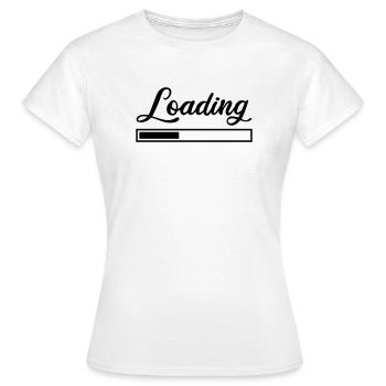 Loading - Women's T-Shirt - white - Front - AI Model Female 172 dark (172cm)
