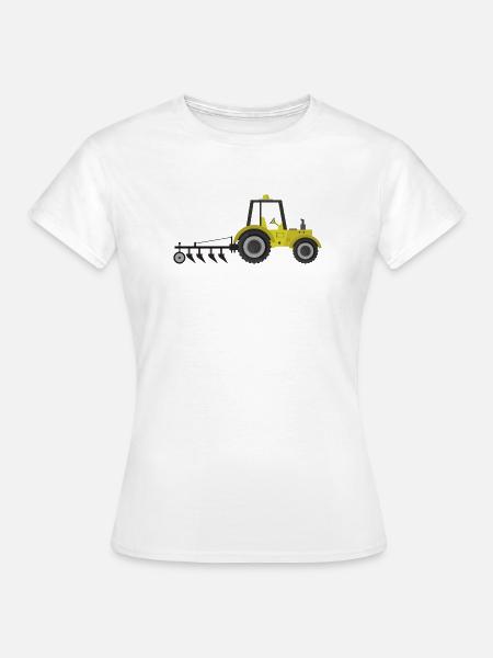 Traktor - Frauen T-Shirt - Weiß