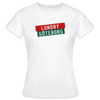 Lund vs Gothenburg Banners - Women's T-Shirt - white - Front - AI Model Female 172 dark (172cm)