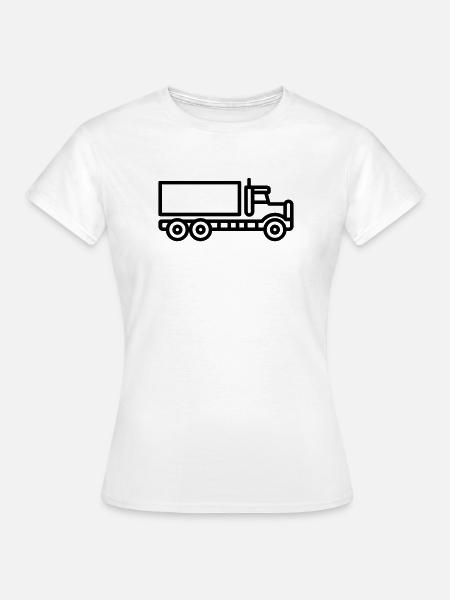 Lkw - Frauen T-Shirt - Weiß