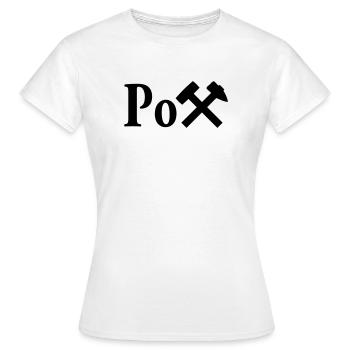 Der Pott - Frauen T-Shirt - Weiß - Vorne - AI Model Female 172 dark (172cm)