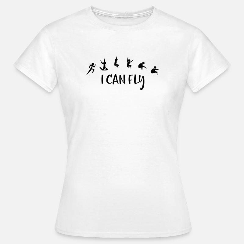 Weitsprung - Frauen T-Shirt - Weiß