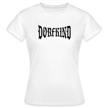 dorf kind child village bambino dorfkind shirt - Frauen T-Shirt - Weiß - Vorne - AI Model Female 172 dark (172cm)