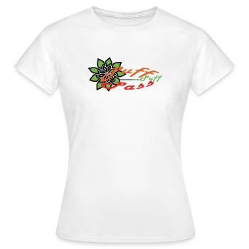 Puff-Puff-Pass !!! - T-shirt Femme - blanc - Devant - AI Model Female 172 dark (172cm)