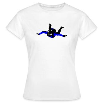 Skydiver - Frauen T-Shirt - Weiß - Vorne - AI Model Female 172 dark (172cm)