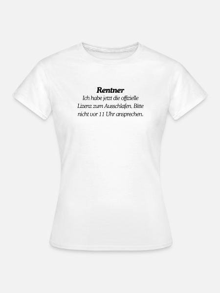 Endlich Rentner - Frauen T-Shirt - Weiß