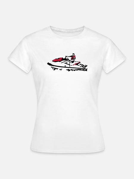 Jetski - Frauen T-Shirt - Weiß