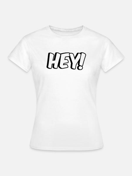 Hey Comic design - Women's T-Shirt - white