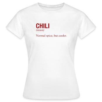 CHILI - Women's T-Shirt - white - Front - AI Model Female 172 dark (172cm)