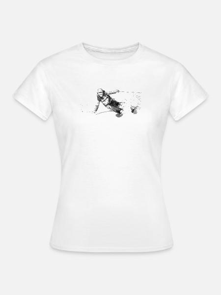 Ski - Frauen T-Shirt - Weiß