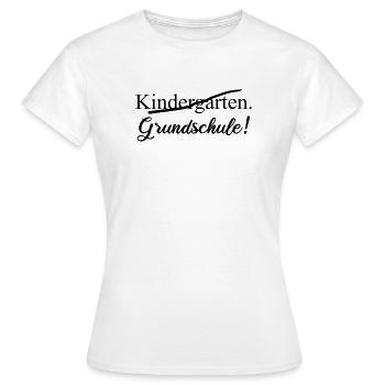 Maternelle - École primaire - T-shirt Femme - blanc - Devant - AI Model Female 172 dark (172cm)