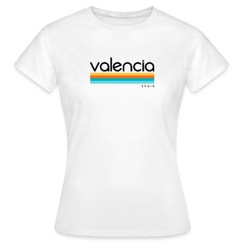 Valence - Espagne - Espagne - Espagne - T-shirt Femme - blanc - Devant - AI Model Female 172 dark (172cm)