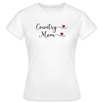 Maman de campagne - T-shirt Femme - blanc - Devant - AI Model Female 172 dark (172cm)