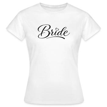 Bride - Frauen T-Shirt - Weiß - Vorne - AI Model Female 172 dark (172cm)