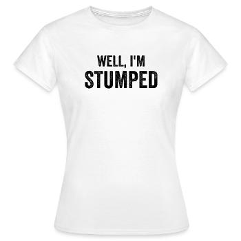 Nun, ich bin ratlos. Lustiger Amputierter - Frauen T-Shirt - Weiß - Vorne - AI Model Female 172 dark (172cm)
