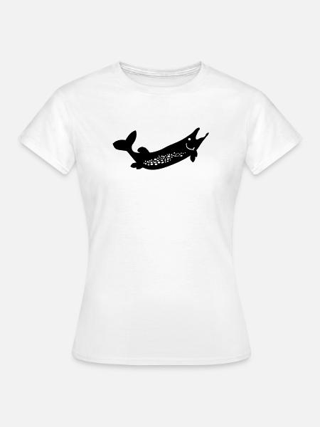 Fisch - Frauen T-Shirt - Weiß