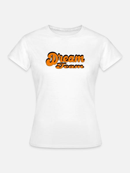 Dream Team Retro Style Design - Frauen T-Shirt - Weiß