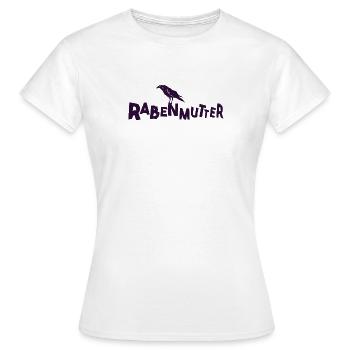 Mauvaise mère - mère - maman - maman - corbeau - T-shirt Femme - blanc - Devant - AI Model Female 172 dark (172cm)