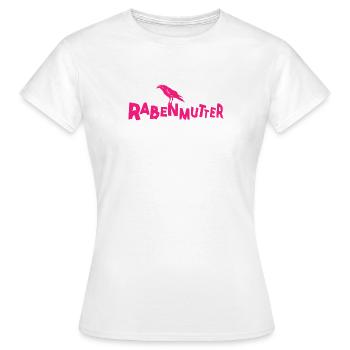 Mauvaise mère - mère - maman - maman - corbeau - T-shirt Femme - blanc - Devant - AI Model Female 172 dark (172cm)