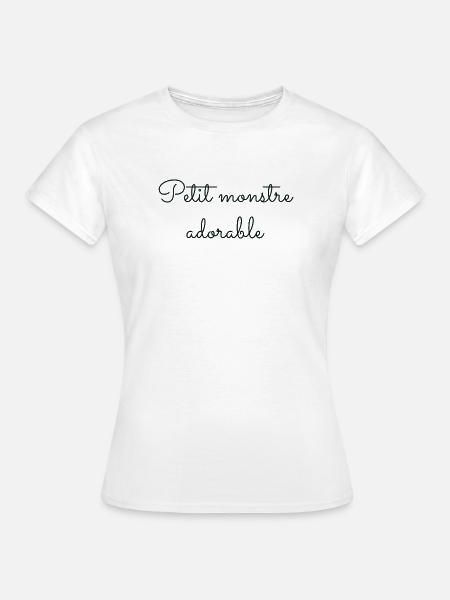 Niedliches kleines Monster - Frauen T-Shirt - Weiß