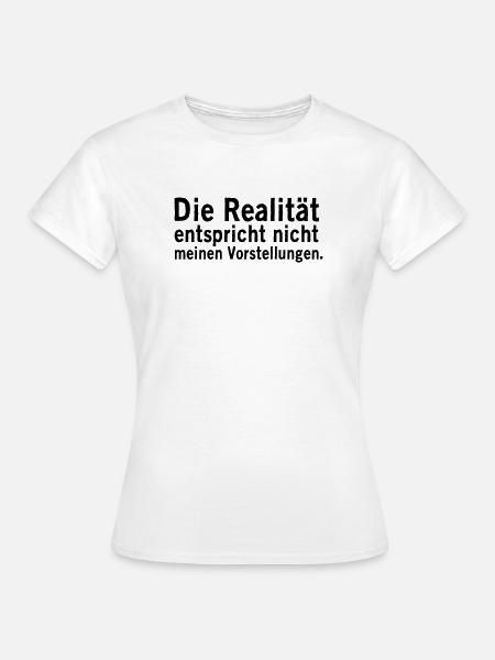 Vorstellung - Frauen T-Shirt - Weiß