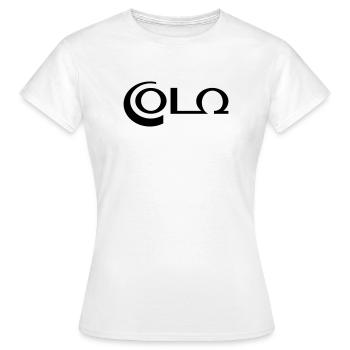 Cola - vector graphic - Women's T-Shirt - white - Front - AI Model Female 172 dark (172cm)