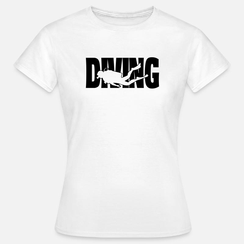 diving II - Women's T-Shirt - white