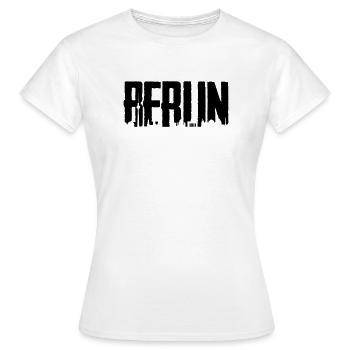 Berlin T-shirt - T-shirt Femme - blanc - Devant - AI Model Female 172 dark (172cm)
