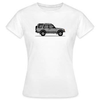 Entdeckung 2 Silber - Frauen T-Shirt - Weiß - Vorne - AI Model Female 172 dark (172cm)