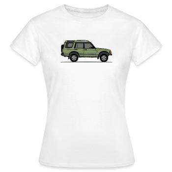 Entdeckung 2 Grün - Frauen T-Shirt - Weiß - Vorne - AI Model Female 172 dark (172cm)