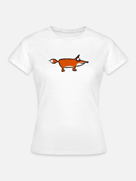 Renard - T-shirt Femme - blanc