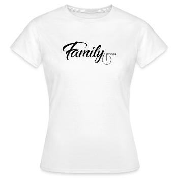 le pouvoir familial - T-shirt Femme - blanc - Devant - AI Model Female 172 dark (172cm)