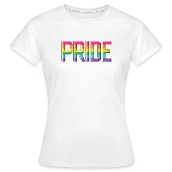 Mois de la fierté LGBT - Fierté! - T-shirt Femme - blanc - Devant - AI Model Female 172 dark (172cm)