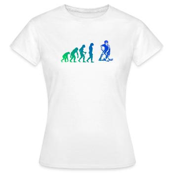 Déclaration pour tout le floorball - T-shirt Femme - blanc - Devant - AI Model Female 172 dark (172cm)