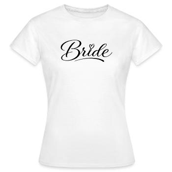 Bride - Frauen T-Shirt - Weiß - Vorne - AI Model Female 172 dark (172cm)