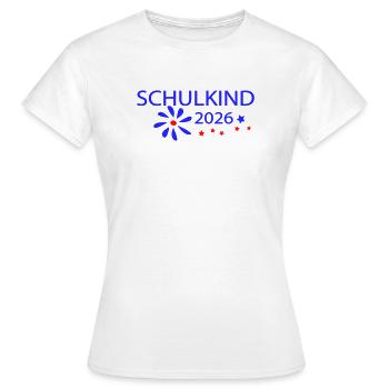 Schulkind 2026 - Frauen T-Shirt - Weiß - Vorne - AI Model Female 172 dark (172cm)