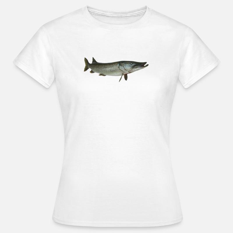 Gedde - Dame-T-shirt - hvid
