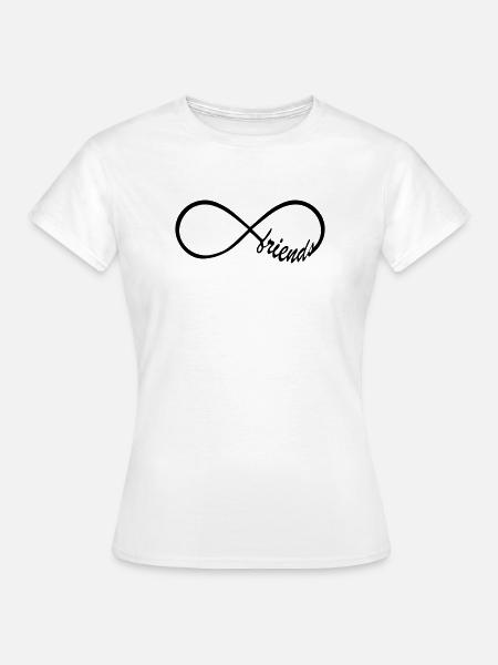 Friends Infinity Swag - Frauen T-Shirt - Weiß