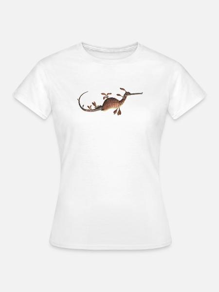 Seepferdchen Unterwasser Ozean Design - Frauen T-Shirt - Weiß