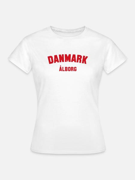ALBORG Danmark Dänemark - Frauen T-Shirt - Weiß