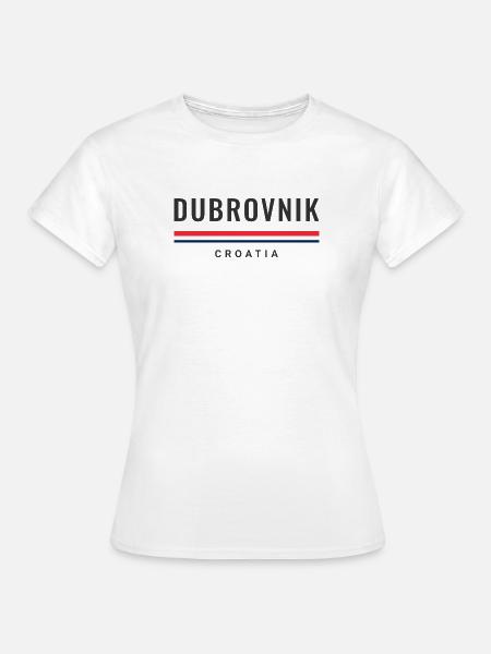 Stadt Dubrovnik, Kroatien - Frauen T-Shirt - Weiß