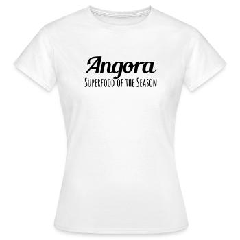 Superfood de la saison - T-shirt Femme - blanc - Devant - AI Model Female 172 dark (172cm)