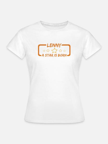 Lenny - Frauen T-Shirt - Weiß
