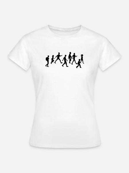 Walking Team Abenteuer - Frauen T-Shirt - Weiß