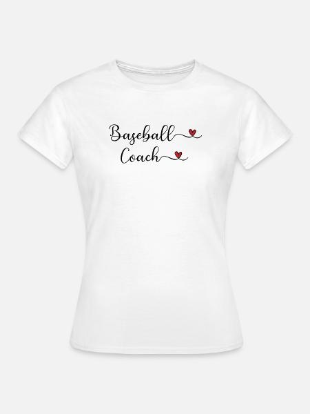 Baseball-Trainer - Frauen T-Shirt - Weiß