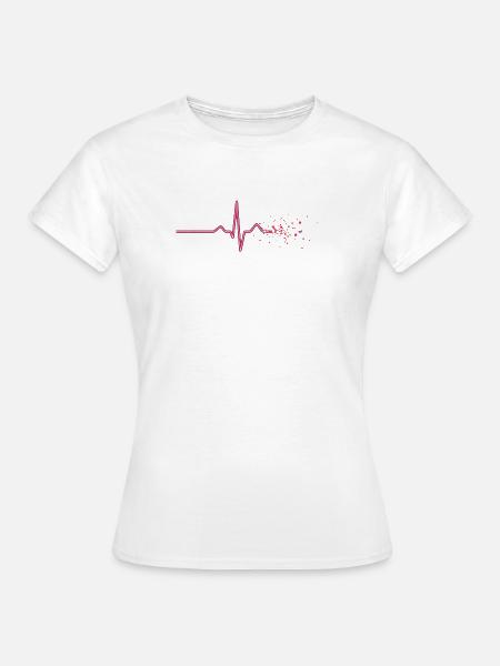 Neon Pulse: Verbindung verloren - Frauen T-Shirt - Weiß