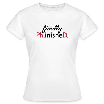 Doktortitel - Frauen T-Shirt - Weiß - Vorne - AI Model Female 172 dark (172cm)