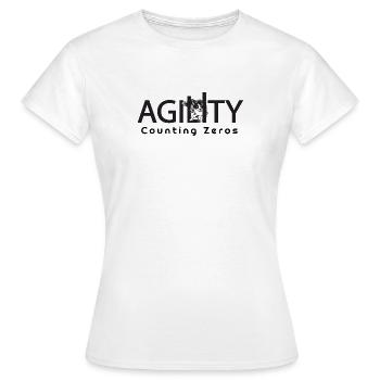 Nullen werden berechnet - Frauen T-Shirt - Weiß - Vorne - AI Model Female 172 dark (172cm)